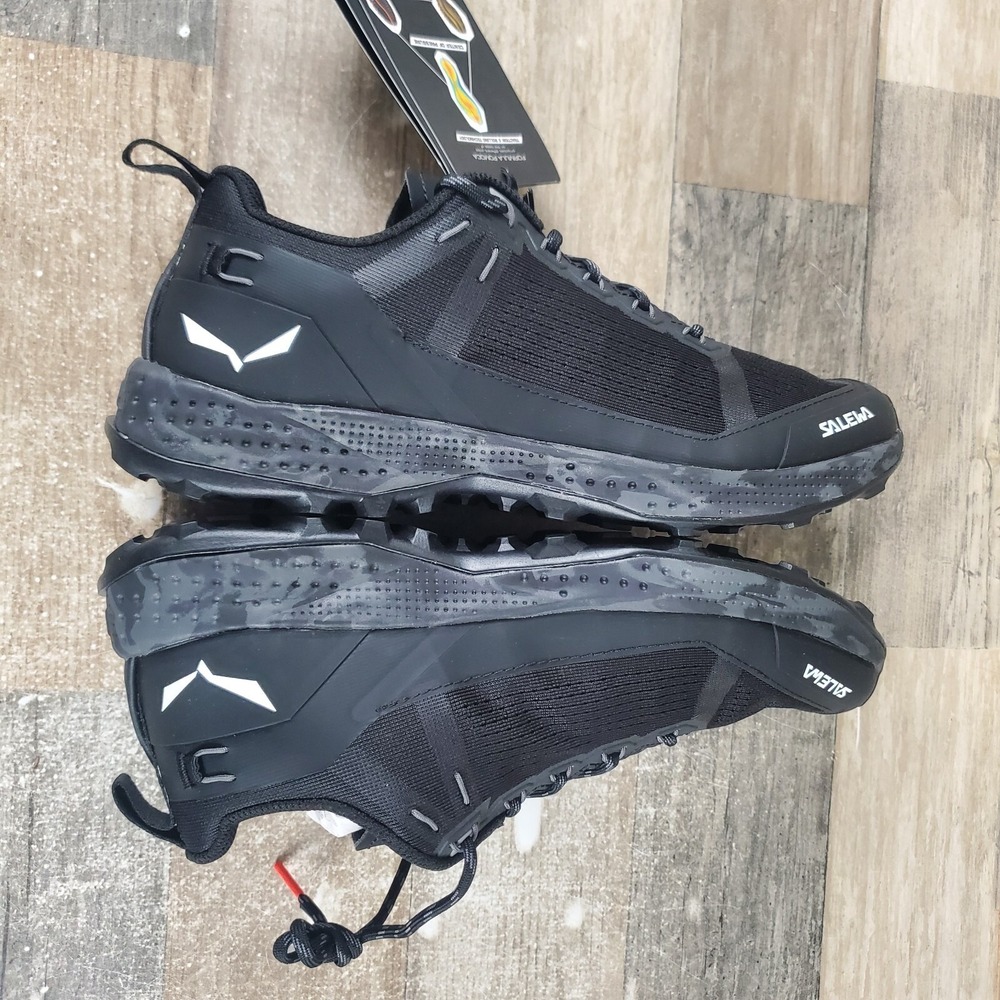 Salewa Pedroc Air Womens Shoes Sz 7 Black Hiking Sneakers Lightweight - Picture 7 of 10